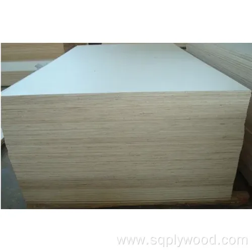 White Melamine Overlay Laminate Faced Plywood